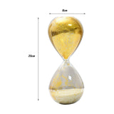 Maxbell Maxbell Sand Timer 10 Mins Creative Modern Desk Timer Hourglass for Mantel Book Desk Golden