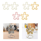 Maxbell Maxbell 2Pcs Silicone Mats Heat Resistant Pad Cup Coasters for Home Dining Table Bar 2pcs White