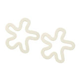 Maxbell Maxbell 2Pcs Silicone Mats Heat Resistant Pad Cup Coasters for Home Dining Table Bar 2pcs White