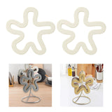 Maxbell Maxbell 2Pcs Silicone Mats Heat Resistant Pad Cup Coasters for Home Dining Table Bar 2pcs White