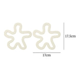 Maxbell Maxbell 2Pcs Silicone Mats Heat Resistant Pad Cup Coasters for Home Dining Table Bar 2pcs White