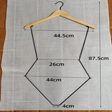 Maxbell Maxbell Lingerie Hanger Metal Display Hanger Swimsuit Hanger for Coat Clothes Closet