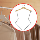 Maxbell Maxbell Lingerie Hanger Metal Display Hanger Swimsuit Hanger for Coat Clothes Closet