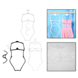 Maxbell Maxbell Lingerie Hanger Multipurpose Swimsuit Hanger for Boutique Stores Show Window White