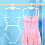 Maxbell Maxbell Lingerie Hanger Multipurpose Swimsuit Hanger for Boutique Stores Show Window White