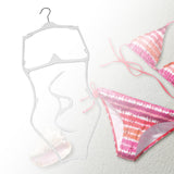 Maxbell Maxbell Lingerie Hanger Multipurpose Swimsuit Hanger for Boutique Stores Show Window White