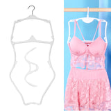 Maxbell Maxbell Lingerie Hanger Multipurpose Swimsuit Hanger for Boutique Stores Show Window White
