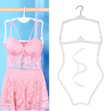 Maxbell Maxbell Lingerie Hanger Multipurpose Swimsuit Hanger for Boutique Stores Show Window White