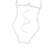 Maxbell Maxbell Lingerie Hanger Multipurpose Swimsuit Hanger for Boutique Stores Show Window White
