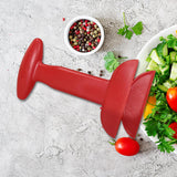 Maxbell Maxbell Meat Chopper Handheld Ground Beef Smasher for Turkey Kitchen Gadgets Utensil Red