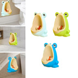 Maxbell Cute Frog Standing Potty Trainer Urinal Wall Mounted for Boys Toddlers Kids Light Blue