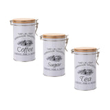 Maxbell Maxbell 3Pcs Canister Sets for Kitchen Counter Jar Canisters Set for Kitchen Counter