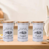 Maxbell Maxbell 3Pcs Canister Sets for Kitchen Counter Jar Canisters Set for Kitchen Counter