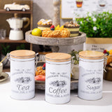 Maxbell Maxbell 3Pcs Canister Sets for Kitchen Counter Jar Canisters Set for Kitchen Counter