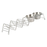 Maxbell Maxbell Taco Holder with Sauce Cup Taco Tray Plates for Hotel Kitchen Birthday Party with 2pcs Cup