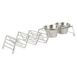 Maxbell Maxbell Taco Holder with Sauce Cup Taco Tray Plates for Hotel Kitchen Birthday Party with 2pcs Cup
