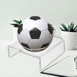 Maxbell Maxbell Ball Display Stand Stable Acrylic Ball Stand for Basketball Soccer Kids Room