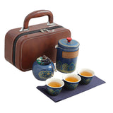 Maxbell Maxbell Travel Tea Set Teacups Ceramic Kung Fu Teapot for Business Home Office Trips
