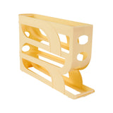 Maxbell Maxbell Egg Rolling Rack Rolling Egg Dispenser for Kichen Cabinet Home Yellow 4 Tier