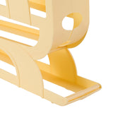 Maxbell Maxbell Egg Rolling Rack Rolling Egg Dispenser for Kichen Cabinet Home Yellow 4 Tier