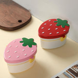 Maxbell Maxbell Bento Box Cute Strawberry Portable Bowl Lunch Box for Children Hiking Office