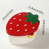 Maxbell Maxbell Bento Box Cute Strawberry Portable Bowl Lunch Box for Children Hiking Office