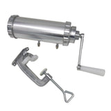 Maxbell Maxbell Manual Sausage Stuffer with 3 Filling Nozzles Meat Grinder for Meat Hot Dogs Short Tubes Set