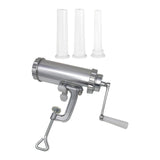 Maxbell Maxbell Manual Sausage Stuffer with 3 Filling Nozzles Meat Grinder for Meat Hot Dogs Short Tubes Set