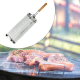 Maxbell Maxbell BBQ Grill Basket BBQ Tool Round Rolling Grill Basket for Food Picnic Outdoor Large