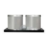 Maxbell Maxbell 2 Pieces Coffee Sugar Container Set Lid Storage Rack Coffee Bean Storage Jar