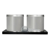 Maxbell Maxbell 2 Pieces Coffee Sugar Container Set Lid Storage Rack Coffee Bean Storage Jar