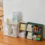Maxbell Maxbell Coffee Tea Cup Storage Box Cup Storage Rack for Office Coffee Shop Breakroom Green