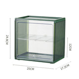 Maxbell Maxbell Coffee Tea Cup Storage Box Cup Storage Rack for Office Coffee Shop Breakroom Green