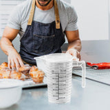 Maxbell Maxbell Measuring Cup with Lid Pastry Measuring Container with Handle and Pouring Spout
