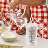 Maxbell Maxbell Measuring Cup with Lid Pastry Measuring Container with Handle and Pouring Spout