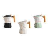 Maxbell Maxbell Stovetop Espresso Pot Stovetop Espresso Maker for Ground Coffee black