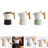 Maxbell Maxbell Stovetop Espresso Pot Stovetop Espresso Maker for Ground Coffee black