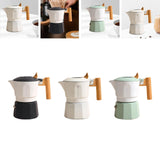 Maxbell Maxbell Stovetop Espresso Pot Stovetop Espresso Maker for Ground Coffee black