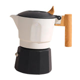 Maxbell Maxbell Stovetop Espresso Pot Stovetop Espresso Maker for Ground Coffee black
