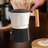 Maxbell Maxbell Stovetop Espresso Pot Stovetop Espresso Maker for Ground Coffee black