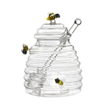 Maxbell Maxbell Honey Jar with Dispenser Spoon Honey Glass Pot for Home Countertop Farmhouse