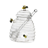 Maxbell Maxbell Honey Jar with Dispenser Spoon Honey Glass Pot for Home Countertop Farmhouse