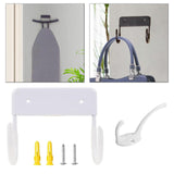 Maxbell Maxbell Ironing Board Hanger Sturdy Iron Board Holder for Laundry Room Utility Rooms White