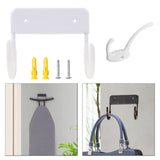 Maxbell Maxbell Ironing Board Hanger Sturdy Iron Board Holder for Laundry Room Utility Rooms White