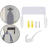 Maxbell Maxbell Ironing Board Hanger Sturdy Iron Board Holder for Laundry Room Utility Rooms White