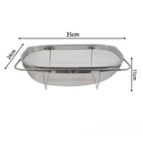 Maxbell Maxbell over The Sink Strainer Fine Mesh Drain Basket for Drying Displaying Draining