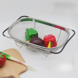Maxbell Maxbell over The Sink Strainer Fine Mesh Drain Basket for Drying Displaying Draining