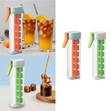 Maxbell Maxbell Coffee Ice Tray Portable Quick Release Ice Cube Tray for Bar Drinks Beverage orange