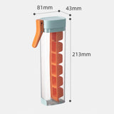 Maxbell Maxbell Coffee Ice Tray Portable Quick Release Ice Cube Tray for Bar Drinks Beverage orange