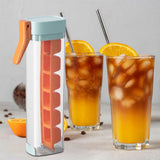 Maxbell Maxbell Coffee Ice Tray Portable Quick Release Ice Cube Tray for Bar Drinks Beverage orange